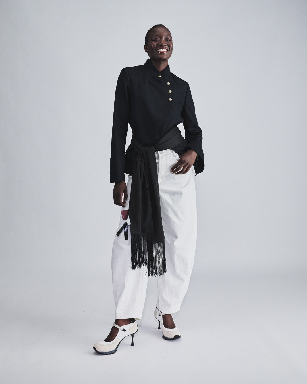 Mary Jane, White/Black, image 2 of 7